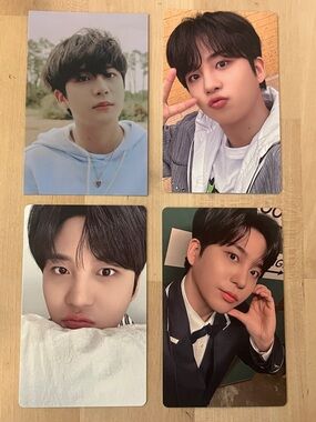 Set of 4 OFFICIAL Jongho of Ateez photocards! Choi Jongho